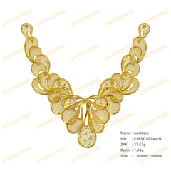 Jewelry set Filigree Set White Wax Casting Resin 3D Printing Service CS63T-027ap