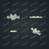 Jewelry set Filigree Bracelet White Wax Casting Resin 3D Printing Service CS63T-028ap-B