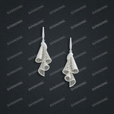 Jewelry set Filigree Earrings White Wax Casting Resin 3D Printing Service CS63T-028ap-E