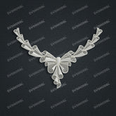 Jewelry set Filigree Necklace White Wax Casting Resin 3D Printing Service CS63T-028ap-N