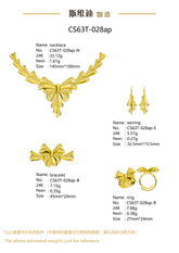 Jewelry set Filigree Set White Wax Casting Resin 3D Printing Service CS63T-028ap