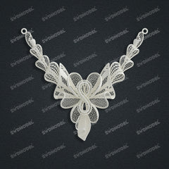 Jewelry set Filigree Set White Wax Casting Resin 3D Printing Service CS63T-030ap