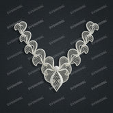 Jewelry set Filigree Necklace White Wax Casting Resin 3D Printing Service CS63T-031ap-N