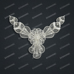 Jewelry set Filigree Set White Wax Casting Resin 3D Printing Service CS63T-032ap