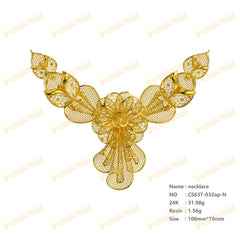 Jewelry set Filigree Set White Wax Casting Resin 3D Printing Service CS63T-032ap