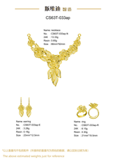 Jewelry set Filigree Set White Wax Casting Resin 3D Printing Service CS63T-033ap