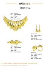 Jewelry set Filigree Set White Wax Casting Resin 3D Printing Service CS63T-035ap