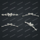 Jewelry set Filigree Bracelet White Wax Casting Resin 3D Printing Service CS63T-036ap-B