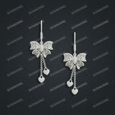 Jewelry set Filigree Earrings White Wax Casting Resin 3D Printing Service CS63T-036ap-E