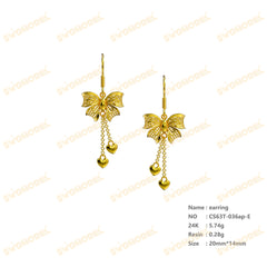 Jewelry set Filigree Earrings White Wax Casting Resin 3D Printing Service CS63T-036ap-E
