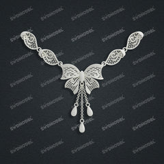 Jewelry set Filigree Set White Wax Casting Resin 3D Printing Service CS63T-036ap