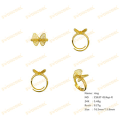 Jewelry set Filigree Ring White Wax Casting Resin 3D Printing Service CS63T-040ap-R