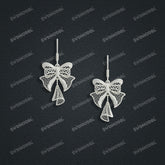 Jewelry set Filigree Earrings White Wax Casting Resin 3D Printing Service CS63T-056ap-E
