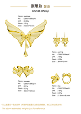 Jewelry set Filigree Set White Wax Casting Resin 3D Printing Service CS63T-056ap