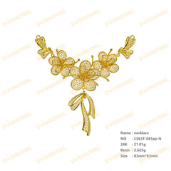 Jewelry set Filigree Set White Wax Casting Resin 3D Printing Service CS63T-085ap