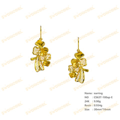 Jewelry set Filigree Earrings White Wax Casting Resin 3D Printing Service CS63T-100ap-E