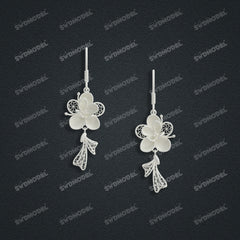 Jewelry set Filigree Set White Wax Casting Resin 3D Printing Service CS63T-101ap