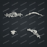 Jewelry set Filigree Bracelet White Wax Casting Resin 3D Printing Service CS63T-102ap-B