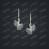 Jewelry set Filigree Earrings White Wax Casting Resin 3D Printing Service CS63T-102ap-E