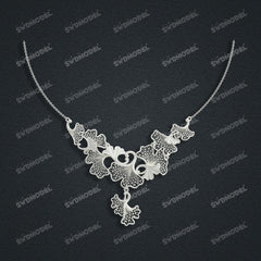 Jewelry set Filigree Set White Wax Casting Resin 3D Printing Service CS63T-102ap