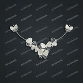 Jewelry set Filigree Necklace White Wax Casting Resin 3D Printing Service CS63T-103ap-N
