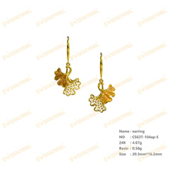 Jewelry set Filigree Earrings White Wax Casting Resin 3D Printing Service CS63T-104ap-E