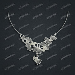 Jewelry set Filigree Set White Wax Casting Resin 3D Printing Service CS63T-104ap