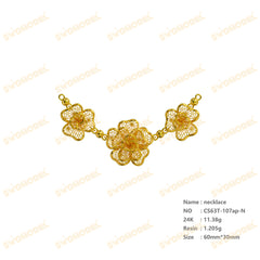 Jewelry set Filigree Set White Wax Casting Resin 3D Printing Service CS63T-107ap