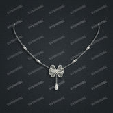 Jewelry set Filigree Necklace White Wax Casting Resin 3D Printing Service CS63T-107ap-N