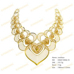 Jewelry set Filigree Set White Wax Casting Resin 3D Printing Service CS64T-004kr