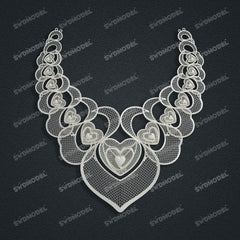 Jewelry set Filigree Set White Wax Casting Resin 3D Printing Service CS64T-004kr