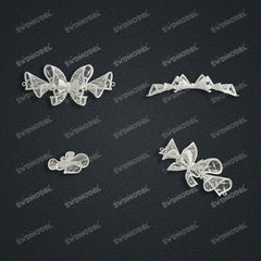 Jewelry set Filigree Set White Wax Casting Resin 3D Printing Service CS64T-005kr