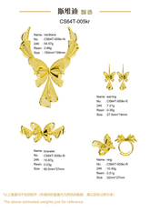 Jewelry set Filigree Set White Wax Casting Resin 3D Printing Service CS64T-005kr