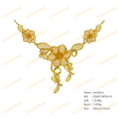 Jewelry set Filigree Set White Wax Casting Resin 3D Printing Service CS64T-007kr