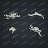 Jewelry set Filigree Bracelet White Wax Casting Resin 3D Printing Service CS64T-009kr-B
