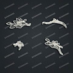 Jewelry set Filigree Set White Wax Casting Resin 3D Printing Service CS64T-009kr