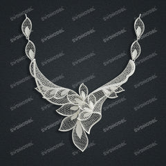 Jewelry set Filigree Set White Wax Casting Resin 3D Printing Service CS64T-009kr