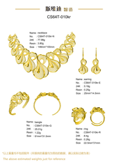 Jewelry set Filigree Set White Wax Casting Resin 3D Printing Service CS64T-010kr
