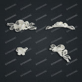 Jewelry set Filigree Bracelet White Wax Casting Resin 3D Printing Service CS64T-014kr-B