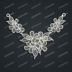 Jewelry set Filigree Set White Wax Casting Resin 3D Printing Service CS64T-015kr