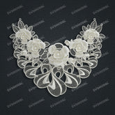 Jewelry set Filigree Necklace White Wax Casting Resin 3D Printing Service CS64T-067kr-N