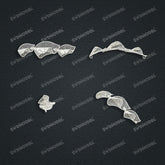 Jewelry set Filigree Bracelet White Wax Casting Resin 3D Printing Service FST-01-B