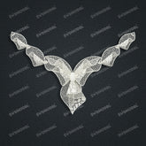 Jewelry set Filigree Necklace White Wax Casting Resin 3D Printing Service FST-01-N