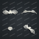 Jewelry set Filigree Bracelet White Wax Casting Resin 3D Printing Service FST-03-B