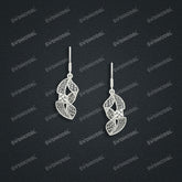 Jewelry set Filigree Earrings White Wax Casting Resin 3D Printing Service FST-04-E