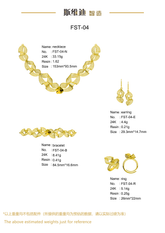 Jewelry set Filigree Set White Wax Casting Resin 3D Printing Service FST-04