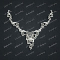 Jewelry set Filigree Set White Wax Casting Resin 3D Printing Service FST-05