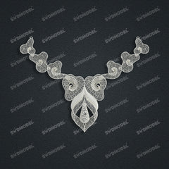 Jewelry set Filigree Set White Wax Casting Resin 3D Printing Service FST-06