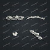 Jewelry set Filigree Bracelet White Wax Casting Resin 3D Printing Service FST-08-B