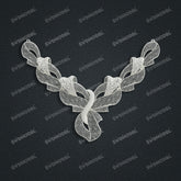Jewelry set Filigree Necklace White Wax Casting Resin 3D Printing Service FST-08-N